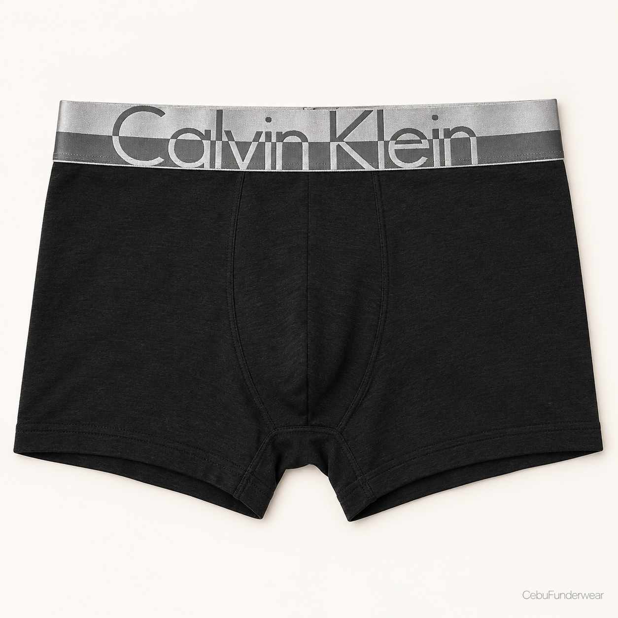 Dual-Color Band boxer briefs in Black