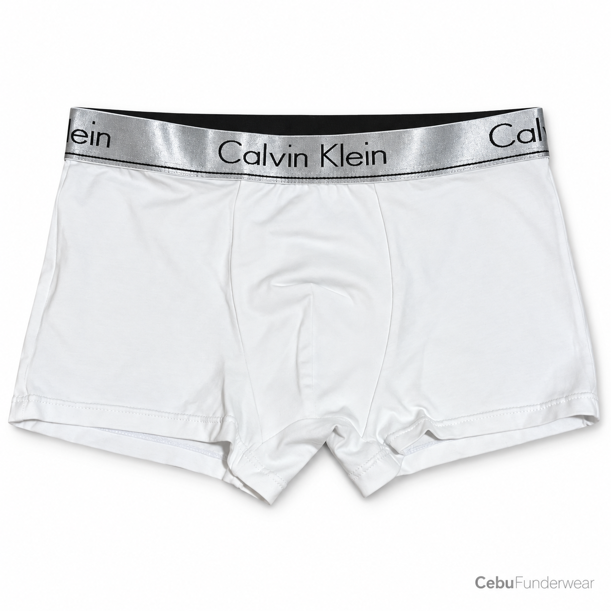 Silver Band boxer briefs in White