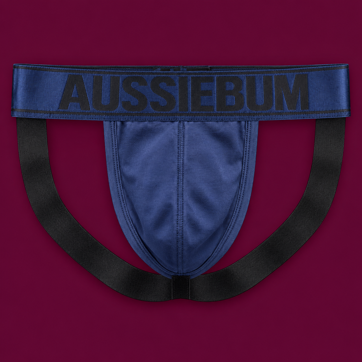 Classic Cotton Jockstrap in Navy blue