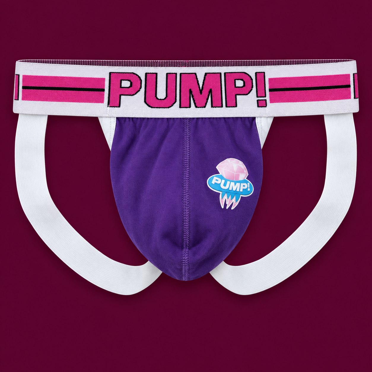 Sport Pouch Jockstrap in Purple pouch