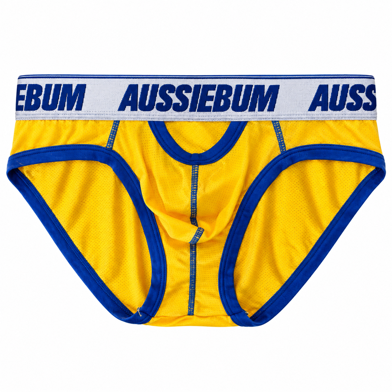 AussieBum Mesh Briefs in Yellow