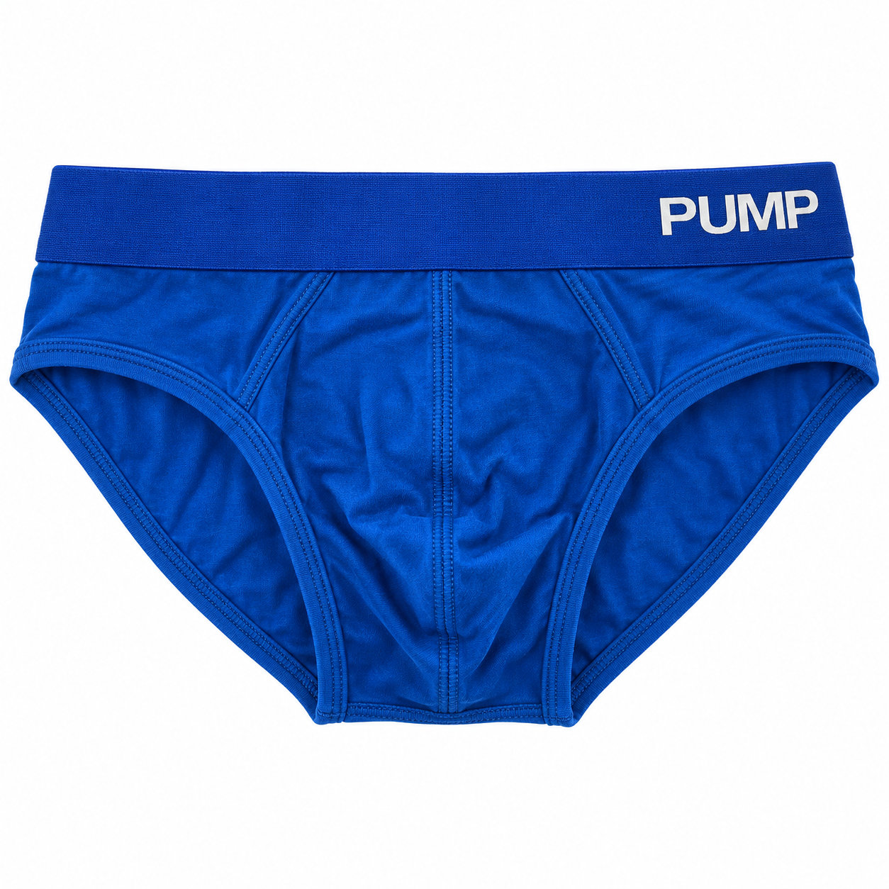 Pump Briefs in Plain Blue