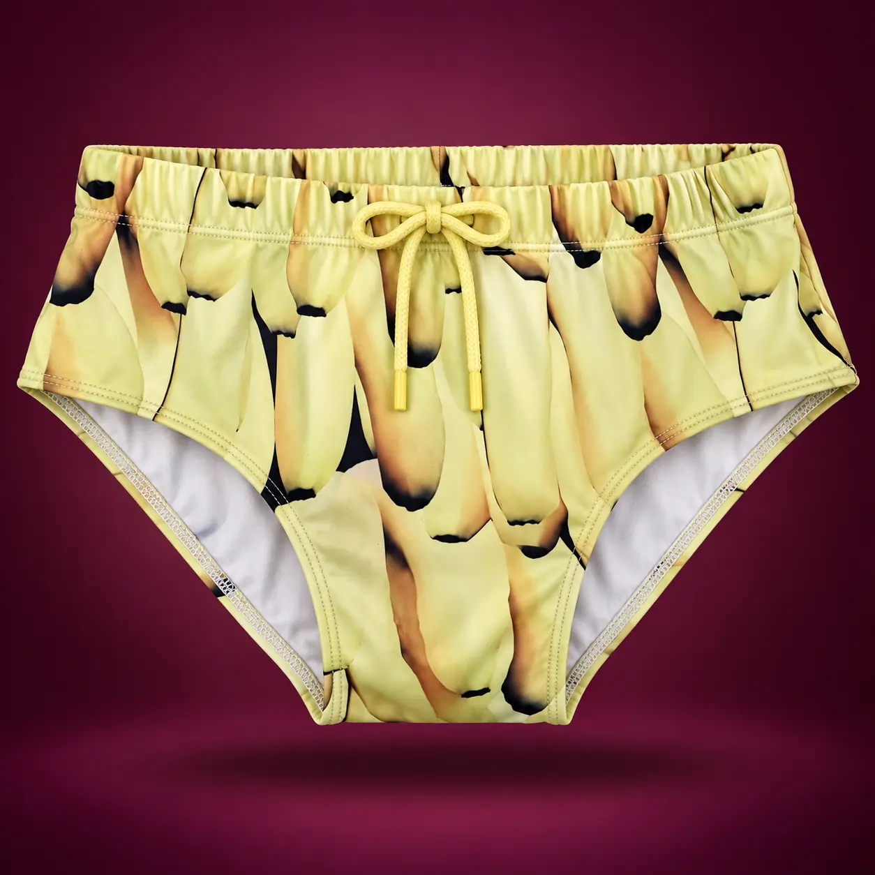Banana Print swimwear in Yellow print