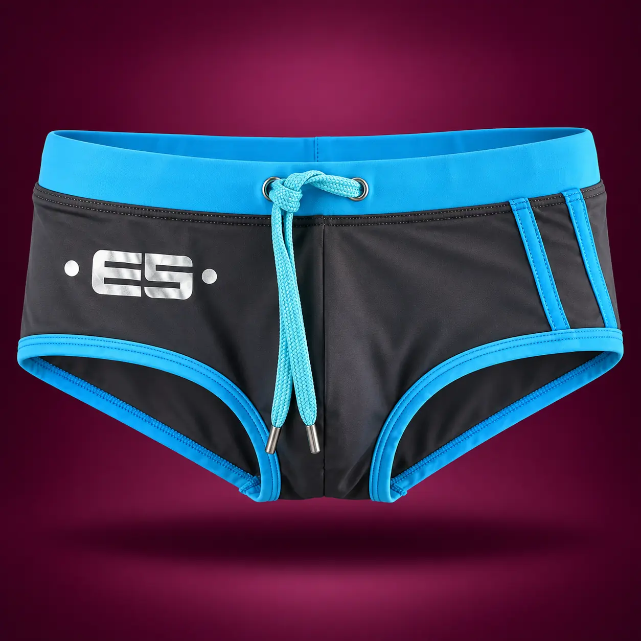 Black / Cyan Sport swimwear in Black / cyan